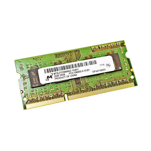 MT8JTF25664HZ-1G4H1 - MICRON 2GB DDR3-1333MHz PC3-10600 204-Pin SoDIMM