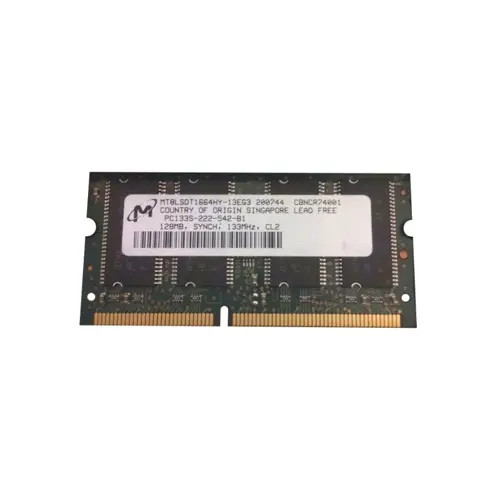 MT8LSDT1664HY-13EG3 - MICRON 128MB 133MHz PC133 CL2 144-Pin SODIMM