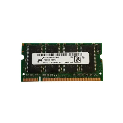 MT8VDDT6464HDY-40BJ1 - MICRON 512MB PC3200 DDR-400 200-Pin SoDIMM Memory