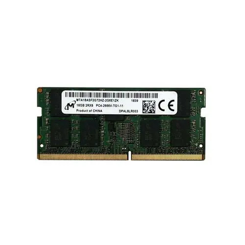 MTA18ASF2G72HZ-2G6E1ZK - MICRON 16GB DDR4-2666 ECC Unbuffered Dual-Rank SODIMM