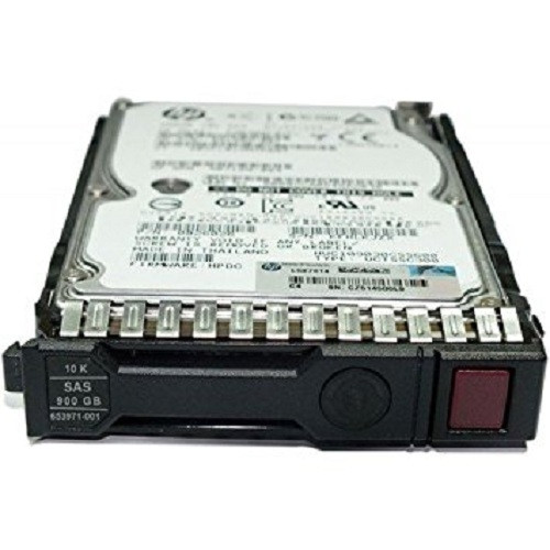 HPE - Hard drive - 900 GB - hot-swap - 2.5" SFF - SAS 6Gb/s - 10000 rpm - EG0900FBVFQ