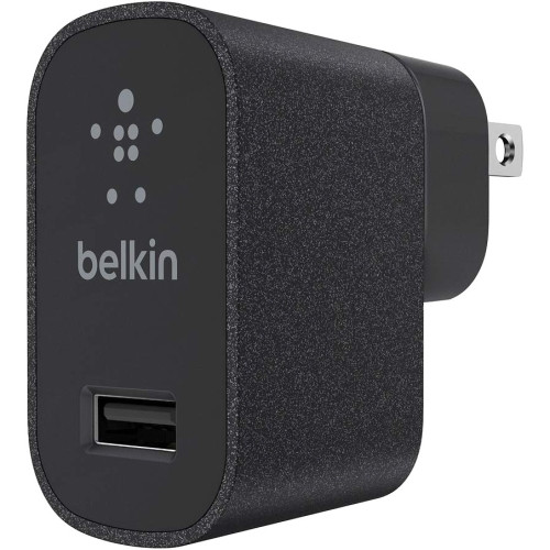 F8M731DQBLK - Belkin Metallic Home Charger Power Adapter Black