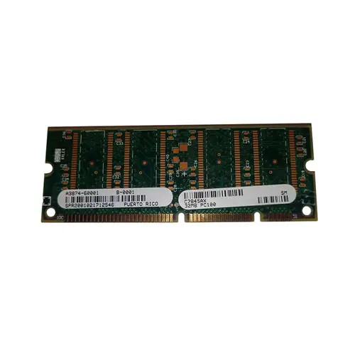 A3874-60001 - HP 32MB 100-Pin SoDimm Memory
