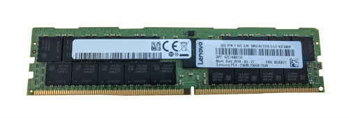 02JG677 - Lenovo 256GB PC4-23400 DDR4-2933MHz Registered ECC CL21 288-Pin DIMM 1.2V Octal Rank Memory Module