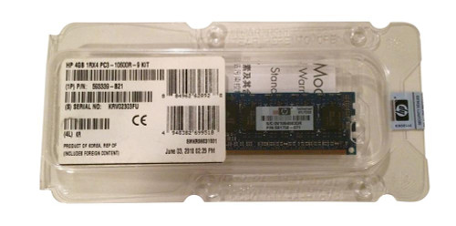 593339-S21-B2 - HP 4GB PC3-10600 DDR3-1333MHz ECC Registered DIMM