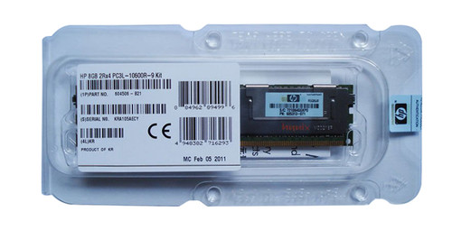 604506R-B21 - HP 8GB PC3-10600 DDR3-1333MHz ECC Registered Memory