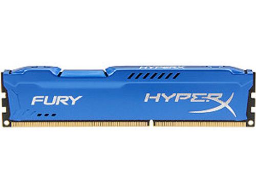 HyperX FURY - DDR3 - module - 4 GB - DIMM 240-pin - 1600 MHz / PC3-12800 - CL10 - 1.5 V - unbuffered - non-ECC - blue