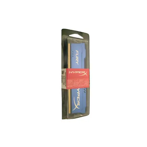 HyperX FURY DDR3 4GB DIMM 240-pin 1600MHz CL10 1.5V Unbuffered Non-ECC Blue RAM module for desktop computers