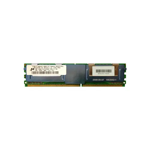 MT9HTF12872FY-80EE1D4 - Micron 1GB DDR2-800MHz ECC Fully Buffered CL5 240-Pin DIMM 1.8V Single Rank Memory Module