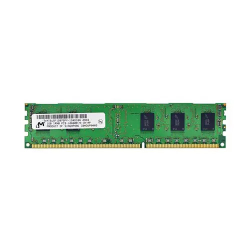 MT9JSF12872PY-1G4D1BA - Micron 1GB PC3-10600 DDR3-1333MHz ECC Registered CL9 RDIMM Single-Rank Memory Module MT9JSF12872PY-1G4D1BA - Micron 1GB PC3-10600 DDR3-1333MHz ECC Registered CL9 RDIMM Single-Rank Memory Module