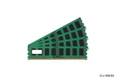 QG076AV - HP 48GB Kit (12x4GB) PC3-12800 DDR3-1600MHz ECC Unbuffered CL11 UDIMM Dual-Rank Memory