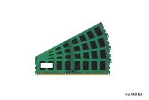 XB972AV - HP Mem 24GB Kit (6 X 4GB) PC3-10600 DDR3-1333MHz ECC Registered CL9 RDIMM Dual-Rank Memory for ProLiant G6 Series Server
