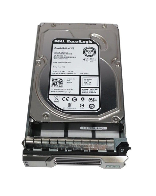M63P8 - Dell 500GB 7200RPM SAS 6Gb/s 3.5" HDD