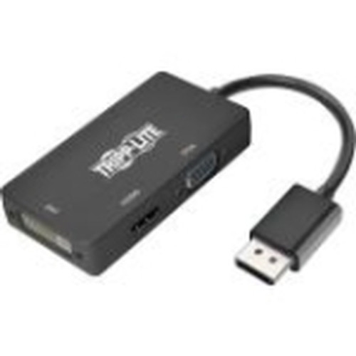 Tripp Lite DisplayPort 1.2 to VGA/DVI/HDMI All-in-One Converter Adapter, 4K x 2K HDMI @ 60 Hz - Video converter