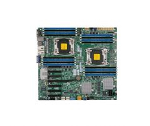 MBD-X10DRH-iT-O - SuperMicro X10DRH-iT Dual Socket R3 LGA 2011 Xeon E5-2600 v4 / v3 Intel C612 Chipset DDR4 16 x DIMM 10 x SATA 6Gbps E-ATX Server