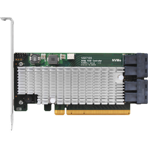 HIGHPOINT SSD7120 4x Dedicated 32gbps U.2 To Pcie 3.0 X16 Raid Controller