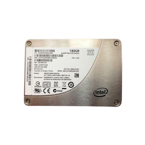 Intel SSDSC2BW180A3H 520 180GB SATA 6Gb/s 2.5SSD
