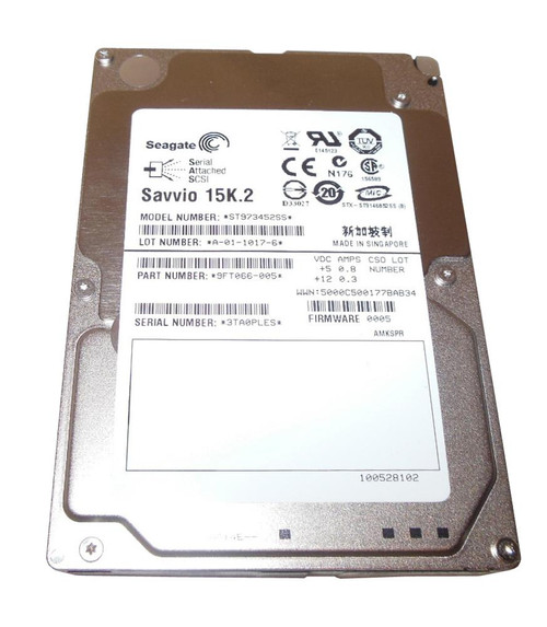 Seagate ST973452SS Savvio 15K.2 73.4GB SAS 6Gbps 2.5HDD