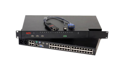 180ES - Dell 8-Port RJ-45 VGA Serial KVM Console Switch