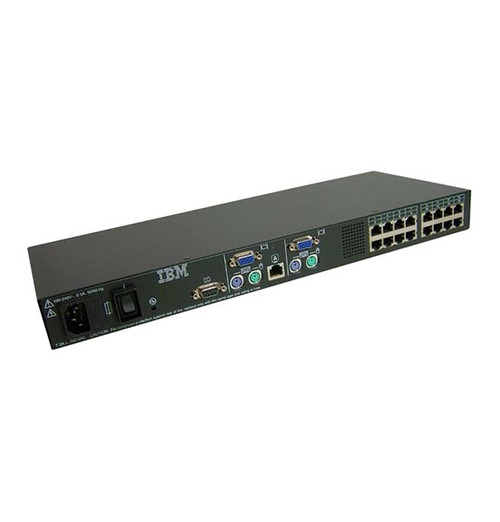 31R3143 - IBM 2X16 LOCAL CONSOLE MANAGER KVM Switch - 16 Ports - PS/2 - CAT5