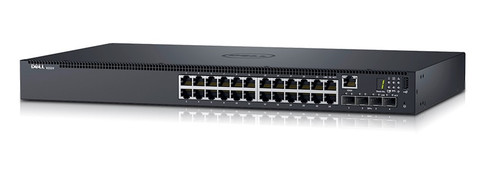 9T7H3 - Dell 24-Port Gigabit PoE+ 10GbE SFP+ Network Switch