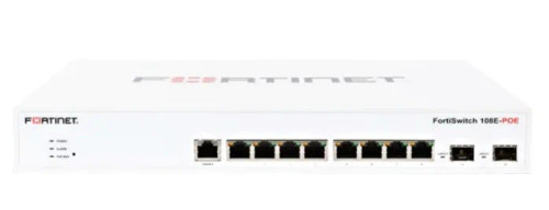 FS-108E-POE - Fortinet 8-Port Gigabit PoE Layer2 Managed Switch 2x SFP