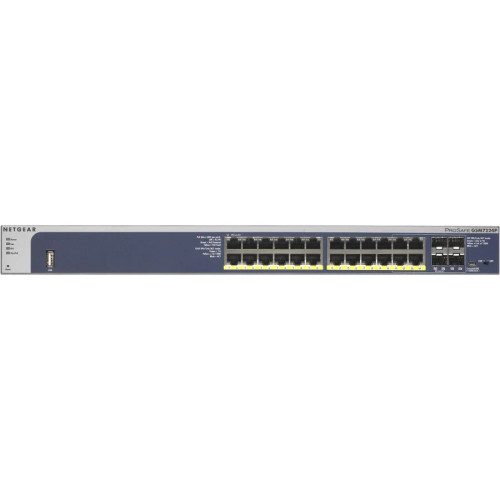 GSM7224P-100NES - NetGear 24-Port Gigabit Layer 2+ PoE Managed Switch