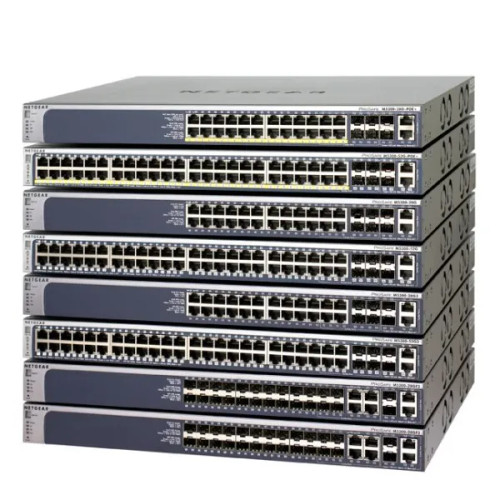 GSM7328FS-200NES - NetGear 24-Port SFP 4 Gigabit Layer 3 Managed Switch