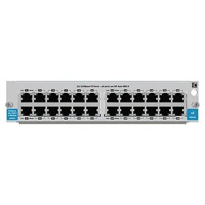J8765B - HP 24-Port 10/100 RJ-45 3U Network Switch