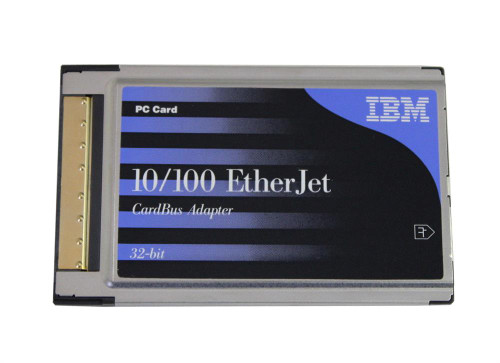 08L3160 - IBM EtherJet RJ-45 100Mbps 10Base-TX/100Base-T 32-Bit PCMCIA CardBus Adapter with Cable