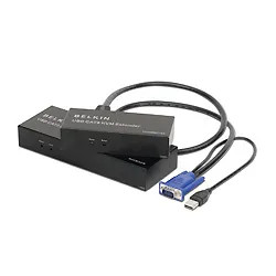 F1D086U - BELKIN 1-Port RJ-45 VGA 2-USB KVM Extender
