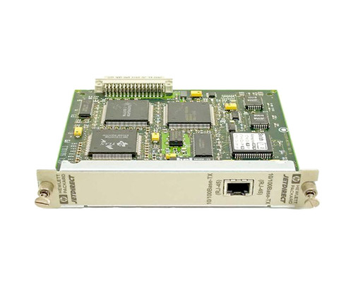 J2556A - HP JetDirect MIO 10/100Base-T Print Server Ethernet LAN Interface Board