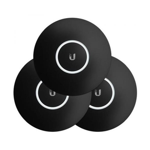NHD-COVER-BLACK-3 - Ubiquiti Networks 3-Pack Black Network Skin UAP-nanoHD