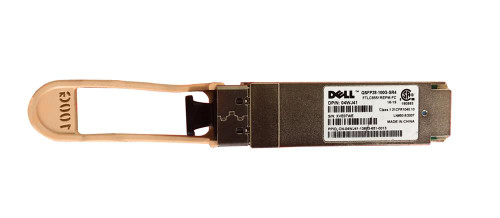 04WJ41 - Dell 100Gbps 100GBase-SR4 Multi-mode Fiber 100m 850nm MPO Connector QSFP28 Transceiver Module