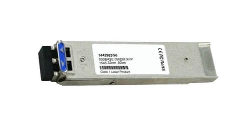 1442983G6 - Adtran 10Gb 10GBase-DWDM 1545.32nm 80km LC XFP Transceiver