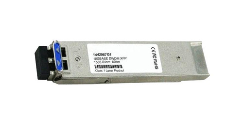 1442987G1 - Adtran 10Gb 10GBase-DWDM 1535.04nm 80km LC XFP Transceiver