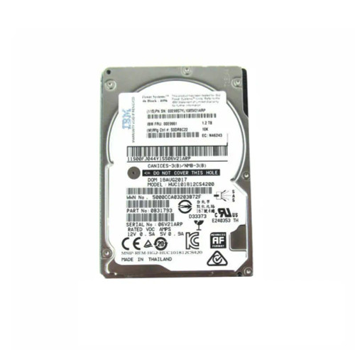 00E9961 - IBM 1.2TB 10000RPM SAS 6Gb/s 2.5" HDD