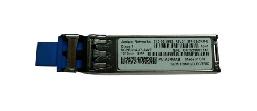 740-031852 - Juniper Networks 1000Base-EX 1Gbps 40km 1310nm SFP Transceiver