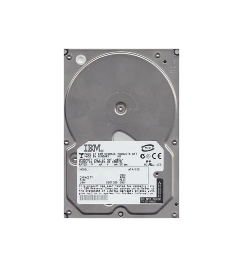 IBM 14GB 7200RPM ATA 33 3.5 464KB Cache Deskstar Hard Drive compatible with desktop computers