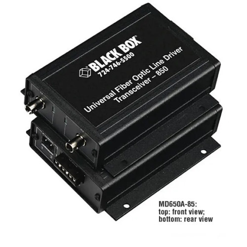 MD650A-85 - Black Box Gigabit Multi-Mode 850nm Fibre Optic Transceiver