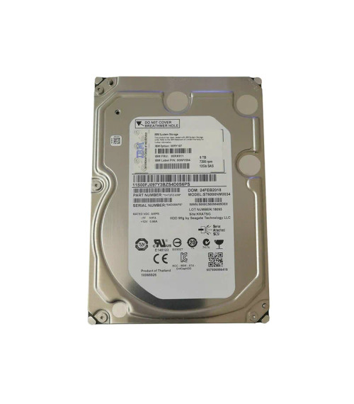 IBM 6TB 7200RPM SAS 12.0 Gbps 3.5 128MB Cache Hard Drive for ProLiant DL360p Gen8 servers