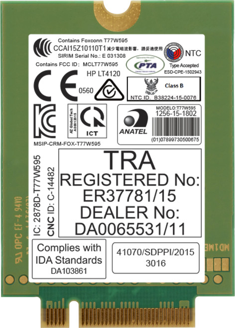 N8T16AA - HP LTE/EV-DO/HSPA+ WWAN Wireless Network Card
