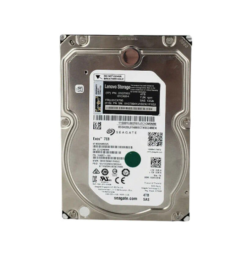01GT910 - Lenovo 4TB 7200RPM 3.5" SAS Hot-Swap HDD