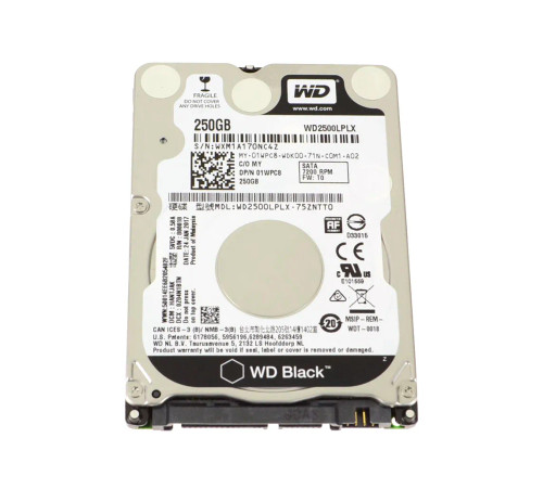 Dell 250GB 7200RPM SATA 2.5 Hard Drive 01WPC8 for ProLiant DL360p Gen8 Servers