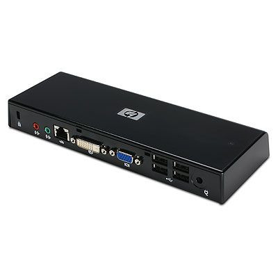 500476-001 - HP USB 2.0 Audio VGA DVI Network Docking Station