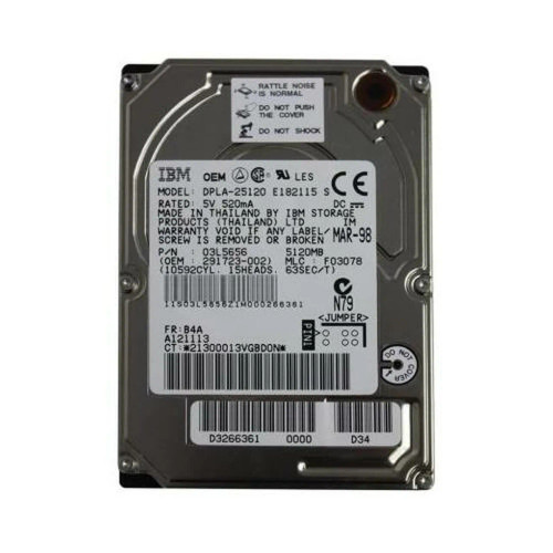 03L5656 - IBM 5.1GB 4900RPM 2.5" IDE HDD
