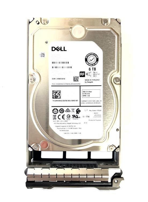 04MD7J Dell 6TB 7200RPM SAS 12.0 Gbps 3.5 128MB Cache Hard Drive