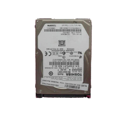 04W1264 - IBM 320GB 7200RPM SATA 3Gb/s 2.5" HDD