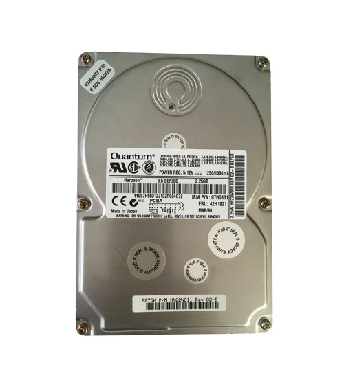 07H0831 - IBM 2GB 7200RPM Ultra SCSI 3.5" HDD