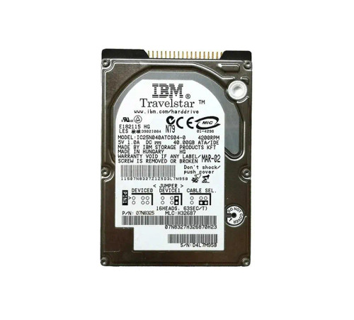 07N8325 - IBM 20GB 4200RPM ATA/100 2.5" HDD